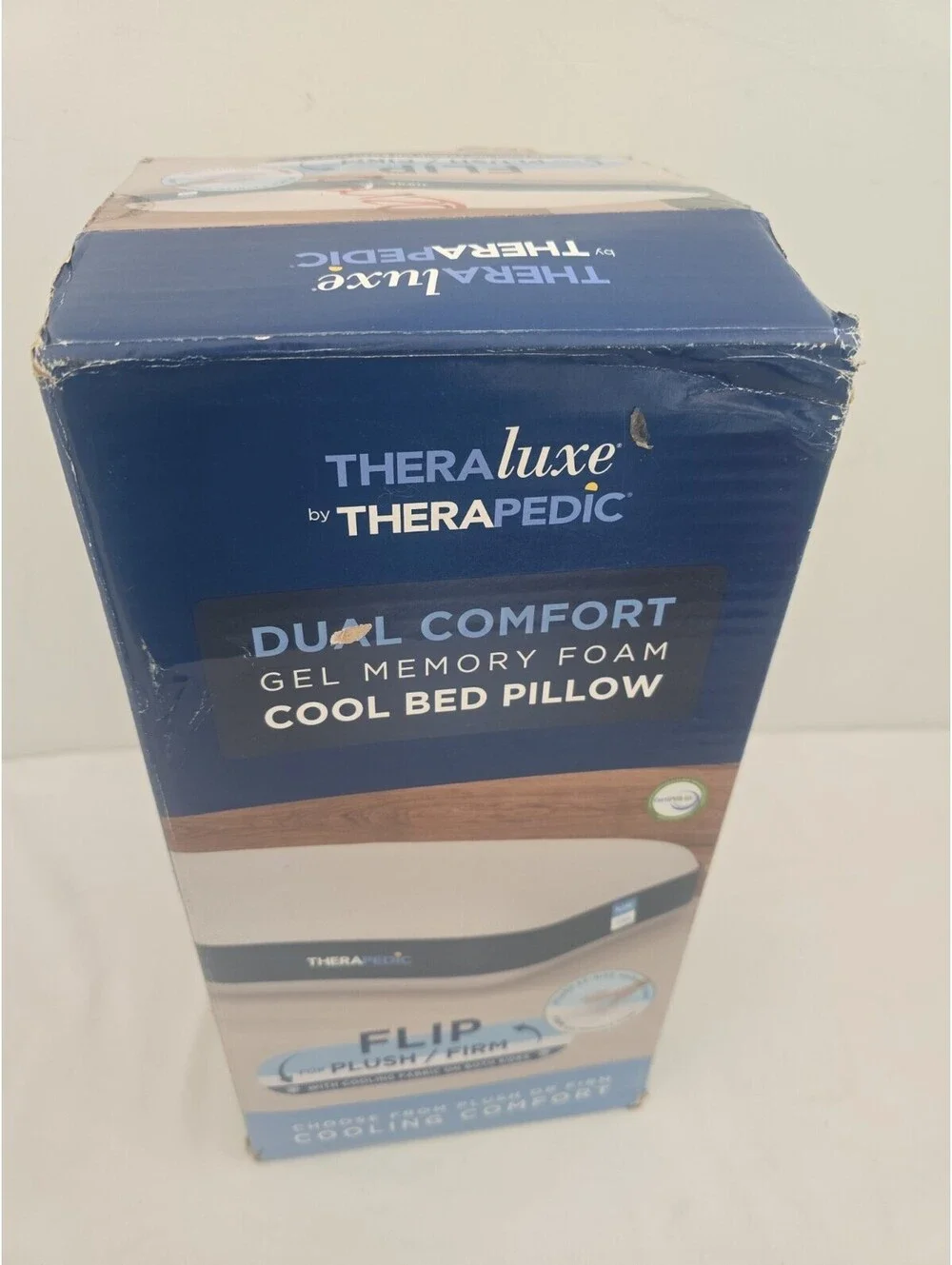 Theraluxe by Therapedic Dual Comfort Gel Memory Foam Pillow
